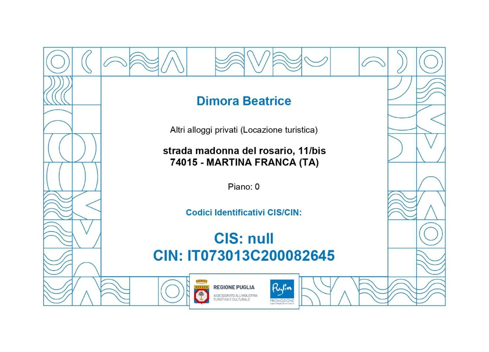 Dimora Beatrice Villa Martina Franca Kültér fotó